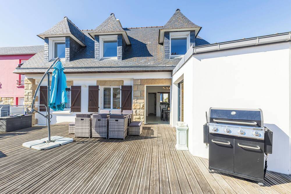 Plage de Morgat Villa tout confort 7 pers avec Spa vue sur mer in Morgat, Crozon