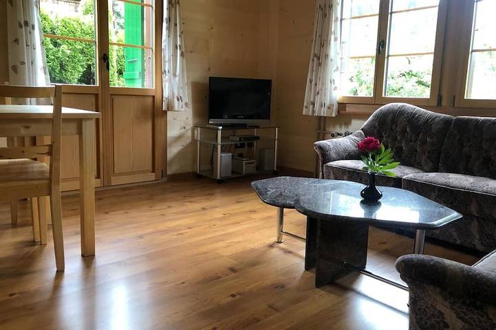 Appartement entier, Träumli Appartement/Fewo, Dusche oder Bad, Wc, 1 Schlafraum 2-Bett-Wohnung in Lenk im Simmental, Lenk