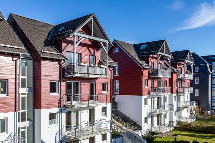 Ferienwohnung für 4 Personen, mit Balkon und Garten am Rennsteig