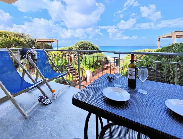 Appart’hôtel pour 4 personnes, avec Balcon et Terrasse ainsi que Jardin et Vue à San Vincenzo