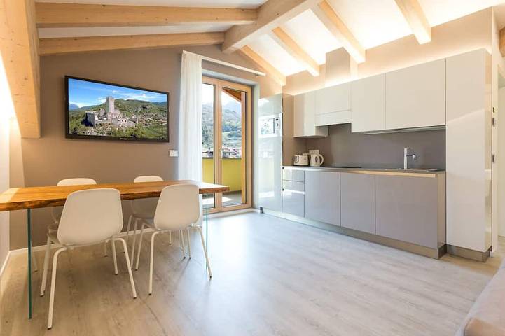 Ferienwohnung für 4 Personen, mit Balkon und Garten