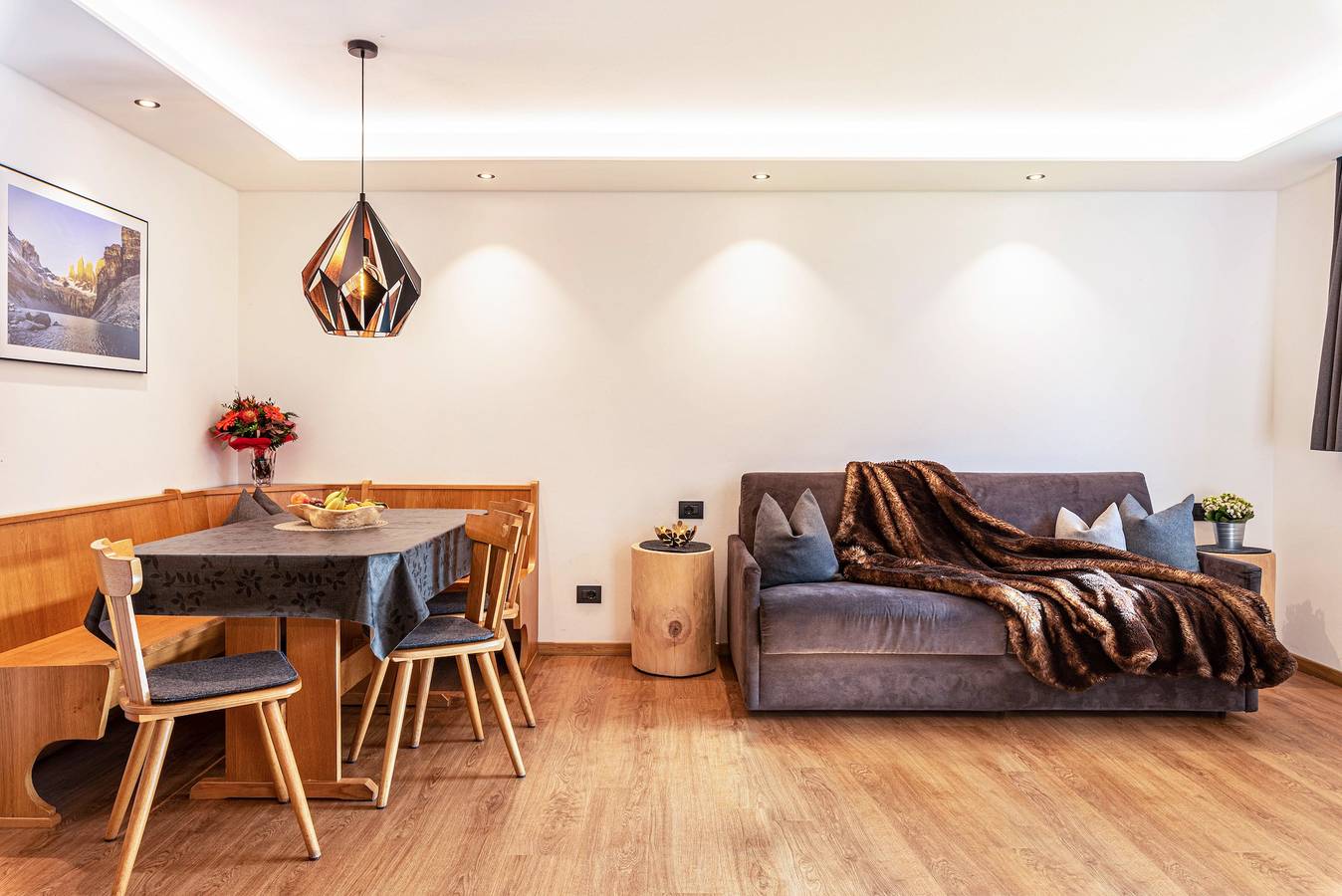 Hel lägenhet, Apartment "Villa Erina C3" with Mountain View, Terrace & Wi-Fi in Urtijëi, Dolomiti Superski