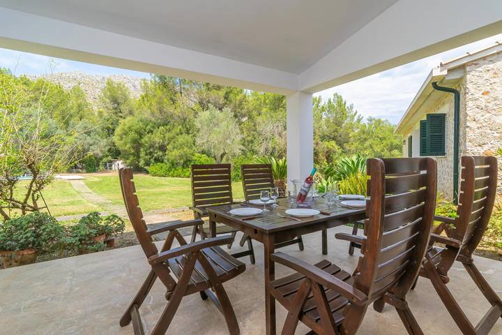 L'Esplai - Spektakuläre Villa mit privatem Pool, umgeben von Wald und Bergen, in Pollença. WiFi gratis in Pollença, Mallorca Norden