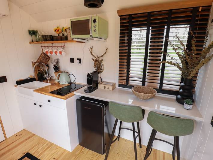 Hütte für 2 Personen mit Whirlpool in Sherwood Forest, Nottinghamshire