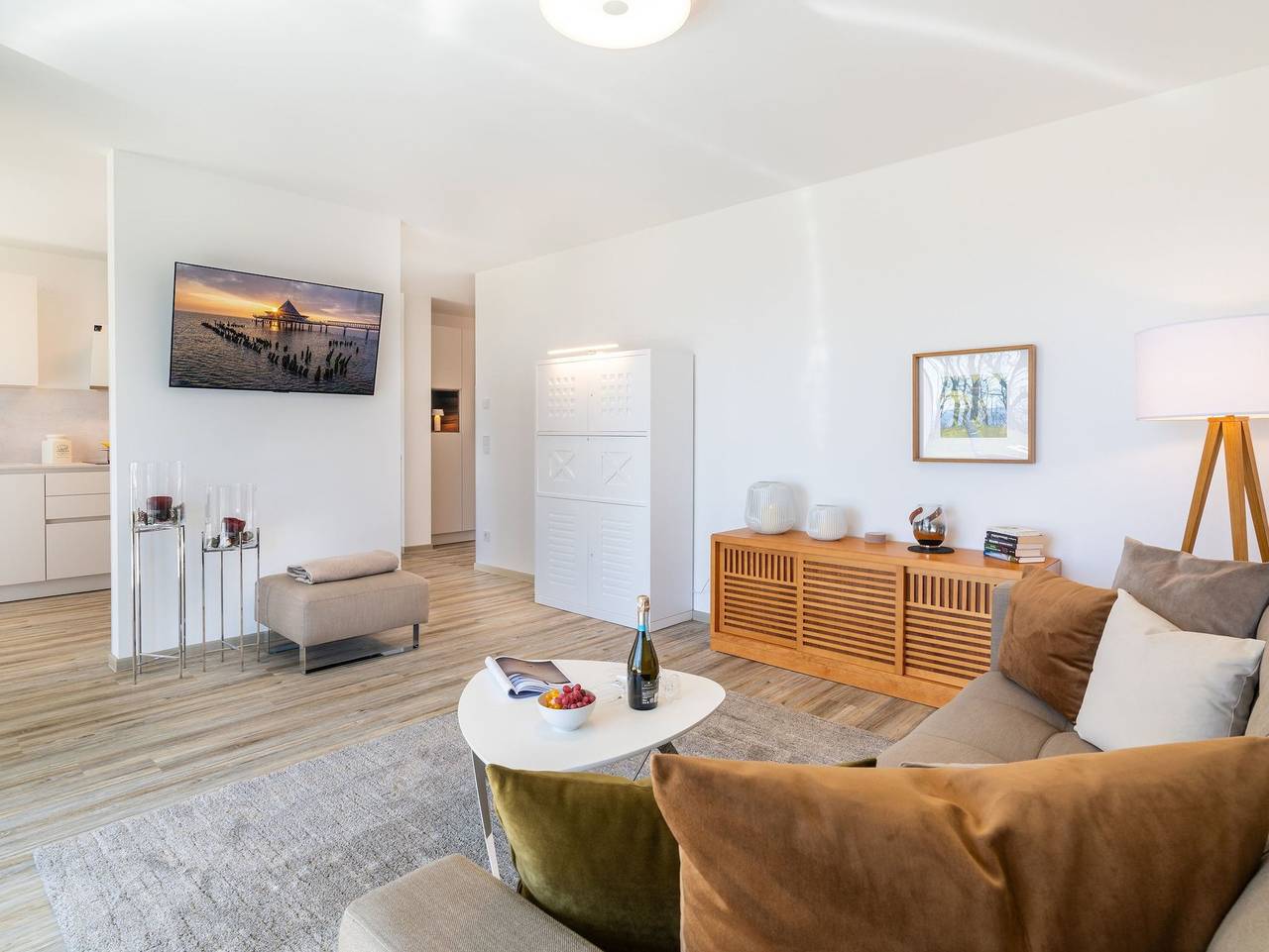 Ganze Ferienwohnung, Terrassenwohnung Haffromantik in Garz, Usedom