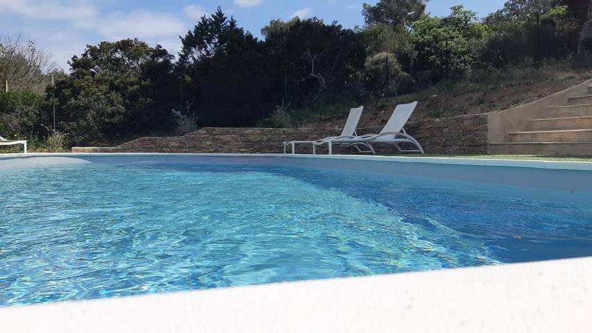 Villa pour 8 personnes, avec vue et piscine ainsi que jardin et vue sur le lac à Giens - 4