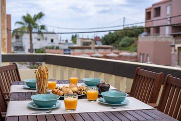 Ferienwohnung für 4 Personen, mit Balkon/Terrasse in Chania