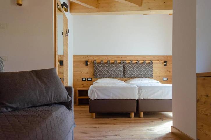 Location de vacances pour 2 personnes, avec jardin, animaux acceptés à Fai della Paganella - 2