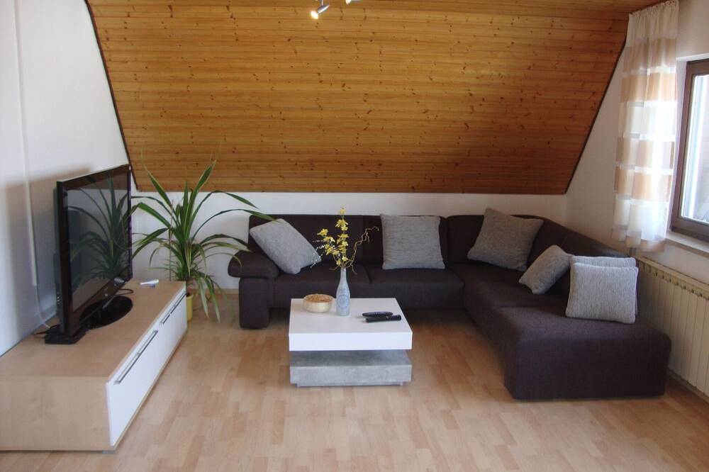 Ganze Wohnung, Gemütlich und zeitlos modern eingerichtete Ferienwohnung (70 qm) in ruhiger Lage an der romantischen Straße in Dombühl, Romantische Straße