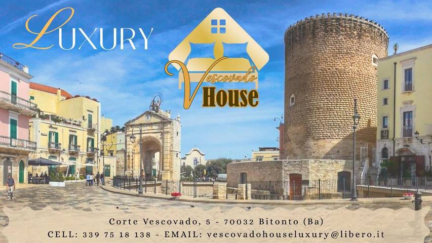 Casa vacanza per 6 persone, con balcone e panorama in Bitonto