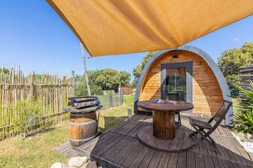 Gîte pour 2 personnes, avec terrasse et jardin à Montegrosso