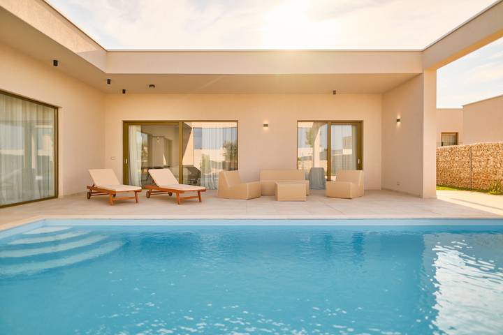 Ferienhaus für 6 Personen, mit Terrasse und Garten sowie Pool in Lanterna