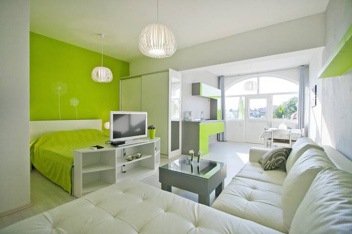 Apartament wakacyjny dla 2 osób, z Balkon/ taras i Ogród w Vrsar