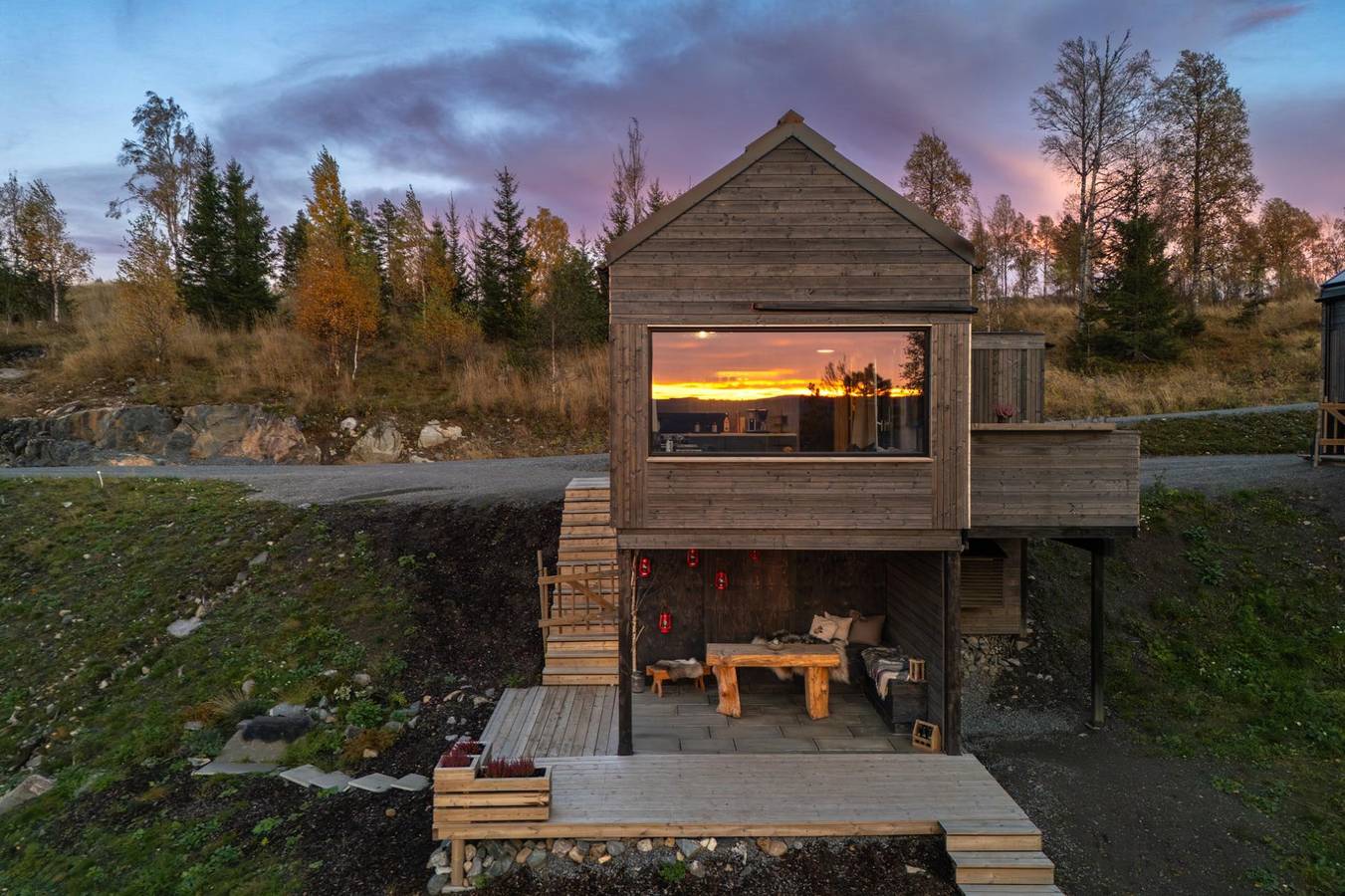 Fugleredet 1 - Designhytte - 1 time fra Oslo - Utsikt in Stange