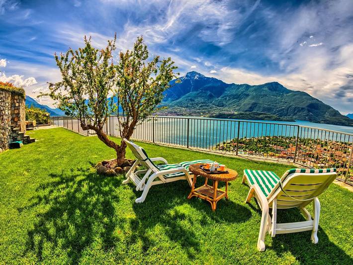 Gîte pour 4 personnes, avec vue sur le lac et jardin, animaux acceptés à Vercana - 2
