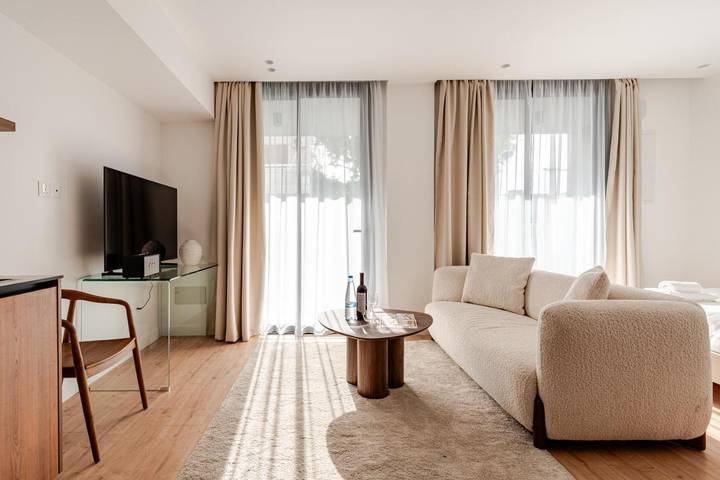 Appart’hôtel pour 2 personnes, avec Balcon et Terrasse