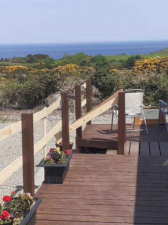 Blockhütte für 7 Personen mit Terrasse in Turmone ED, Inishowen