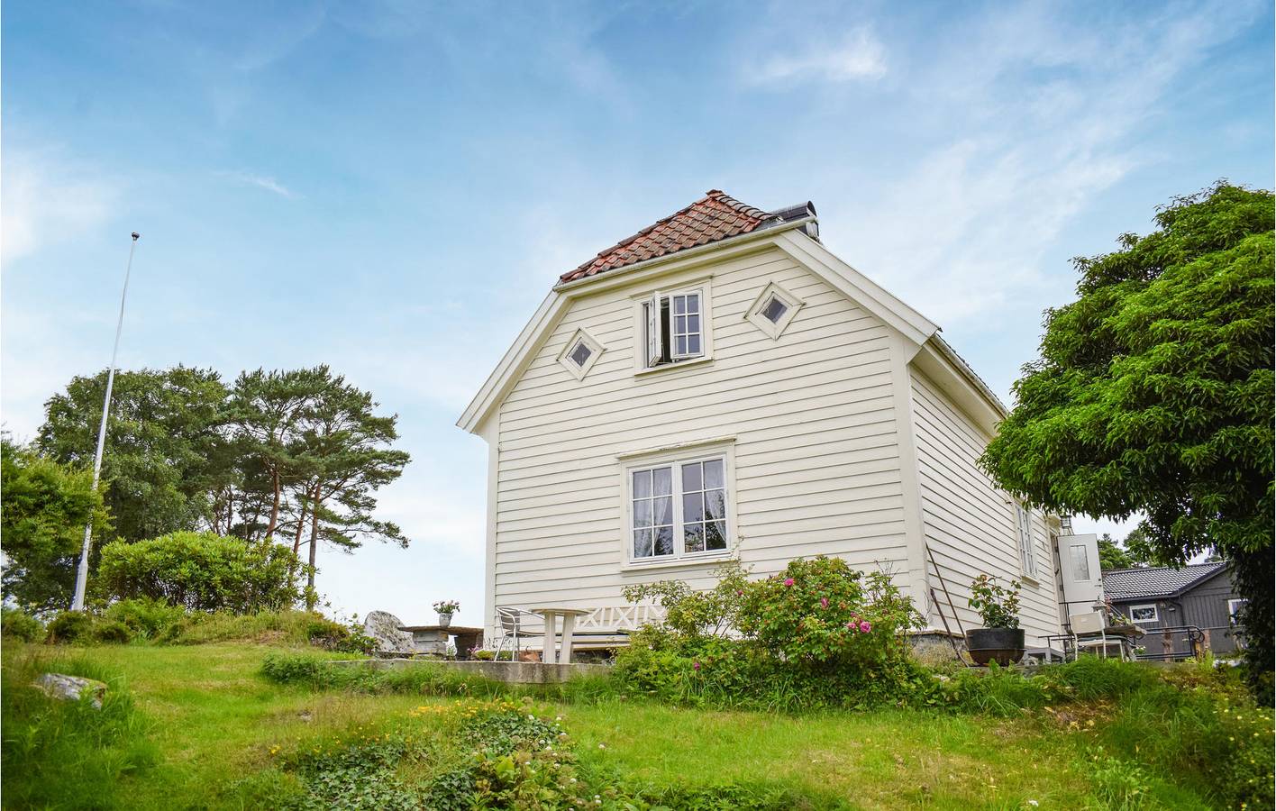 Ferienhaus für 6 Personen mit Garten in Fusa