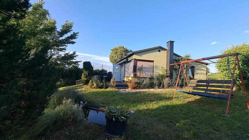 Ferienhaus für 4 Personen, mit Ausblick und Garten in Talsperre Pöhl
