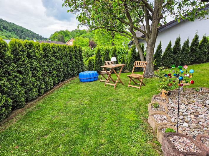 Ferienwohnung für 4 Personen, mit Terrasse und Garten