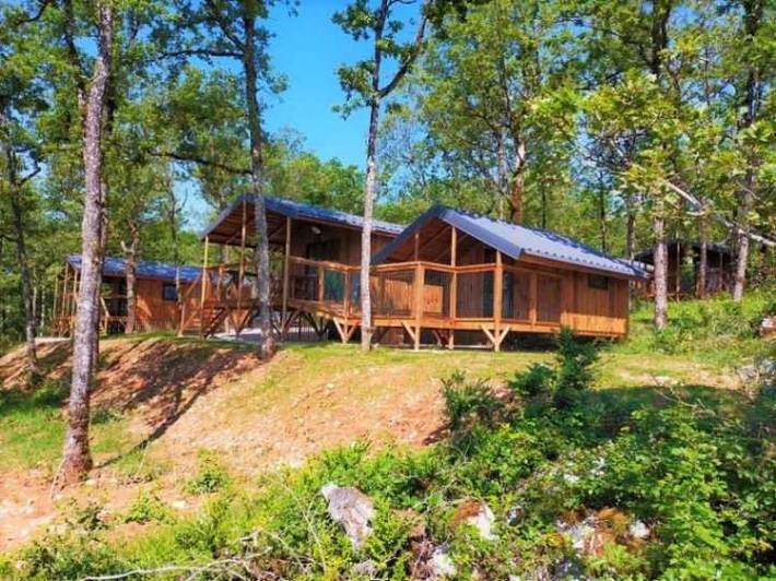 Blockhütte für 8 Personen, mit Pool - 1