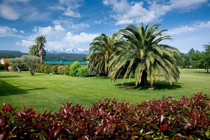 Appartement de vacances pour 6 personnes, avec jardin ainsi que balcon et piscine
