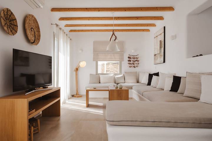 Villa pour 8 personnes, avec jardin ainsi que terrasse et jacuzzi dans Naxos - 3