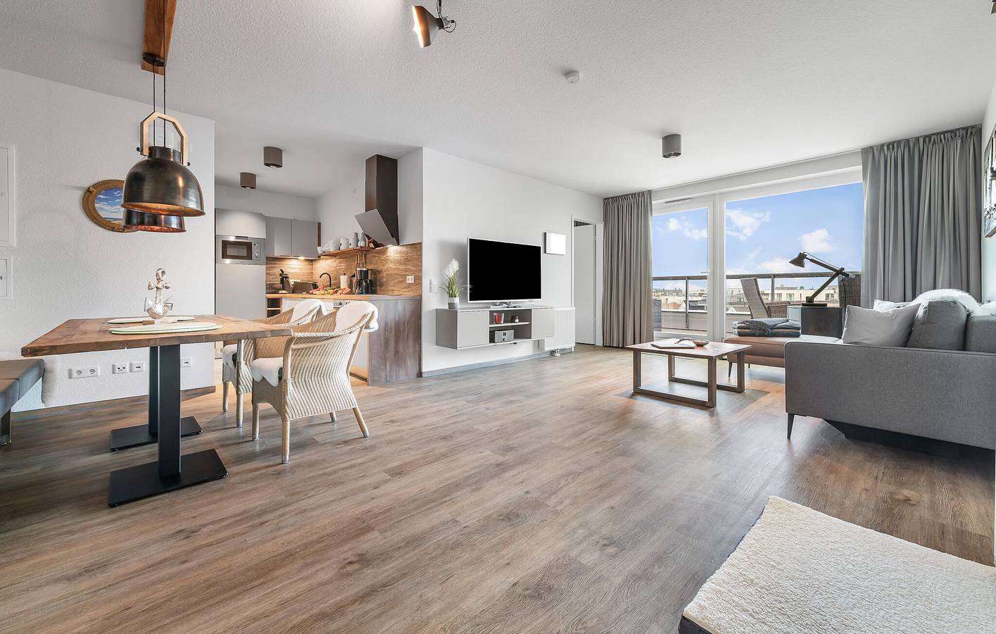 Ganze Ferienwohnung, Apartment mit Meerblick, Terrasse und Parkplatz in Olpenitz, Kappeln