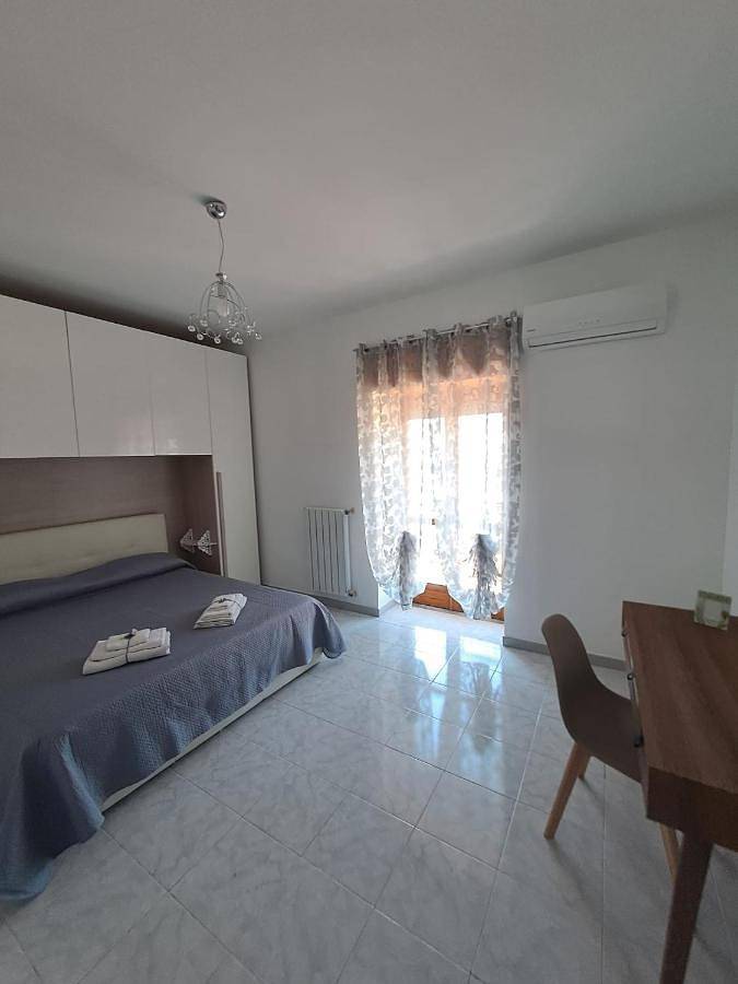 Appartamento vacanze per 3 persone, con panorama e balcone in Contursi Terme