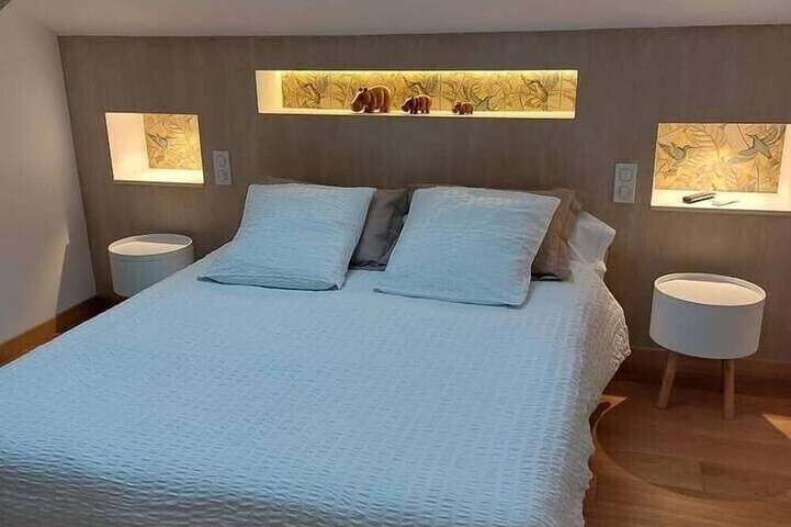 Gîte pour 4 personnes, avec jardin ainsi que piscine et terrasse à Sundhouse - 4