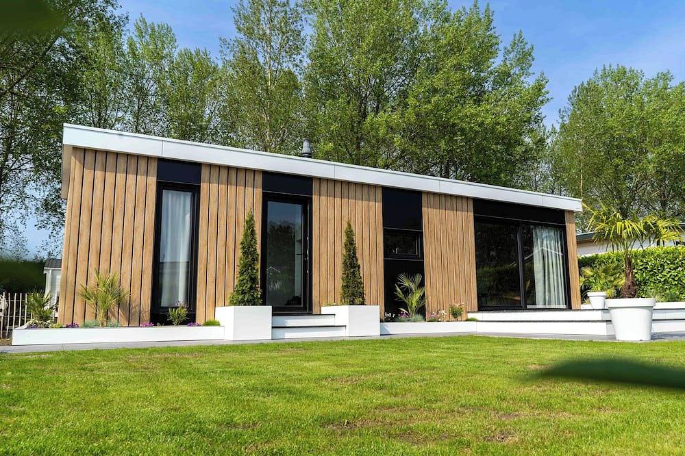 Luxuriöses 5-Personen-Chalet in Zeeuws-Vlaanderen – Großer Garten – Klimaanlage in Seeländisch Flandern