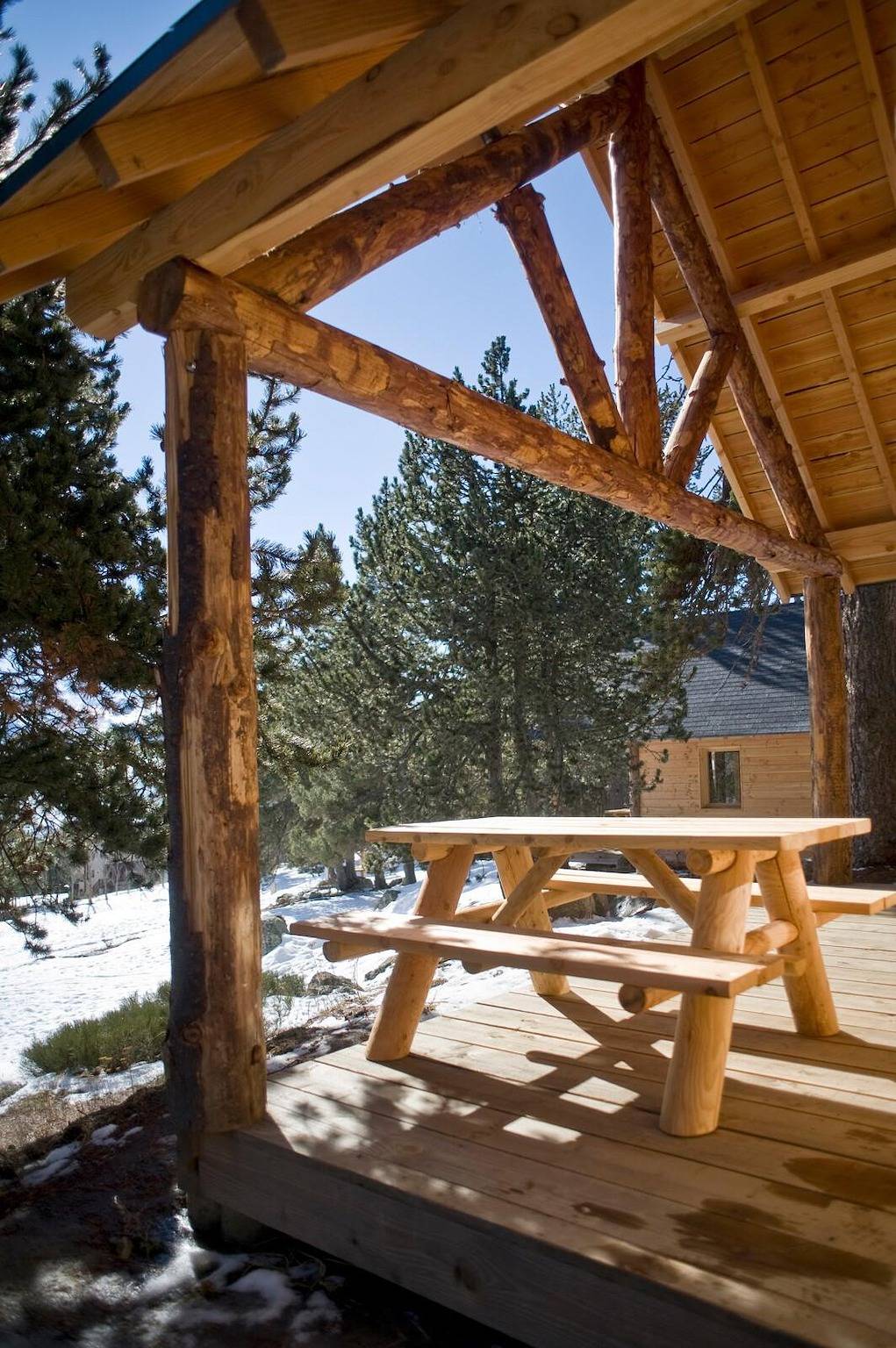 Camping Font Romeu - Chalet 3 piezas 3-5 personas (La Cabane) in Font-Romeu-Odeillo-Via, Parque Natural Regional de los Pirineos Catalanes