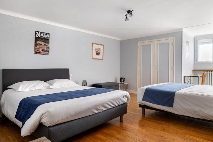 Location de vacances pour 4 personnes, avec jardin à Laigné-en-Belin