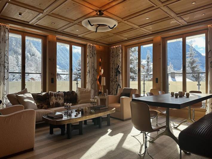 Gîte pour 8 personnes, avec piscine et jardin à Saanen - 3