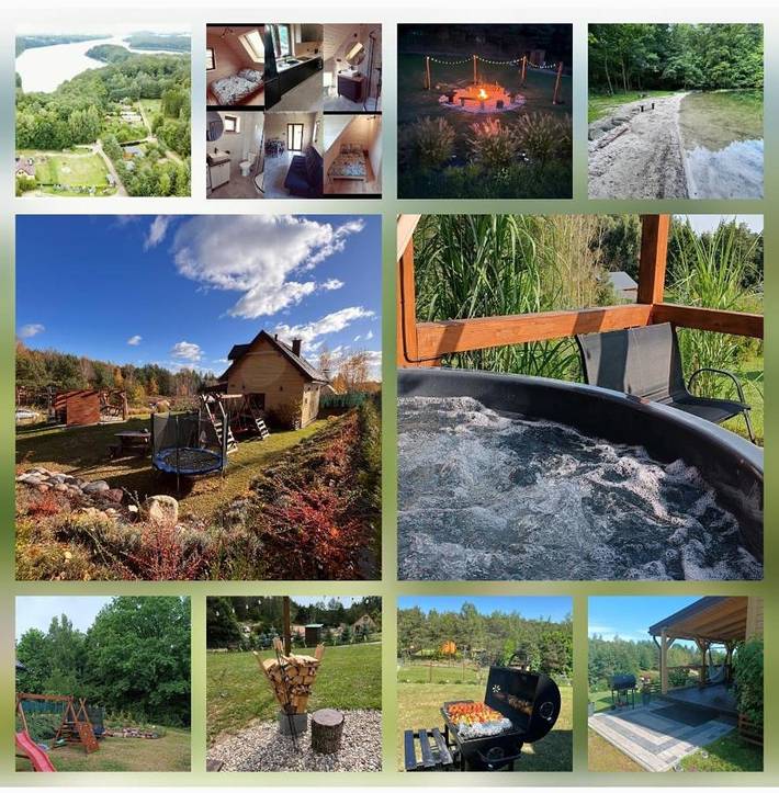 Dom dla 9 osób, z jacuzzi i ogród, Dla rodziny w Morąg