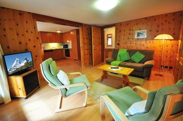 Ferienwohnung für 4 Personen, mit Balkon in Zermatt