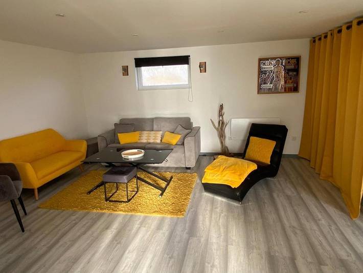 Gîte pour 3 personnes, avec terrasse et vue dans La Chaussée (Dieppe)