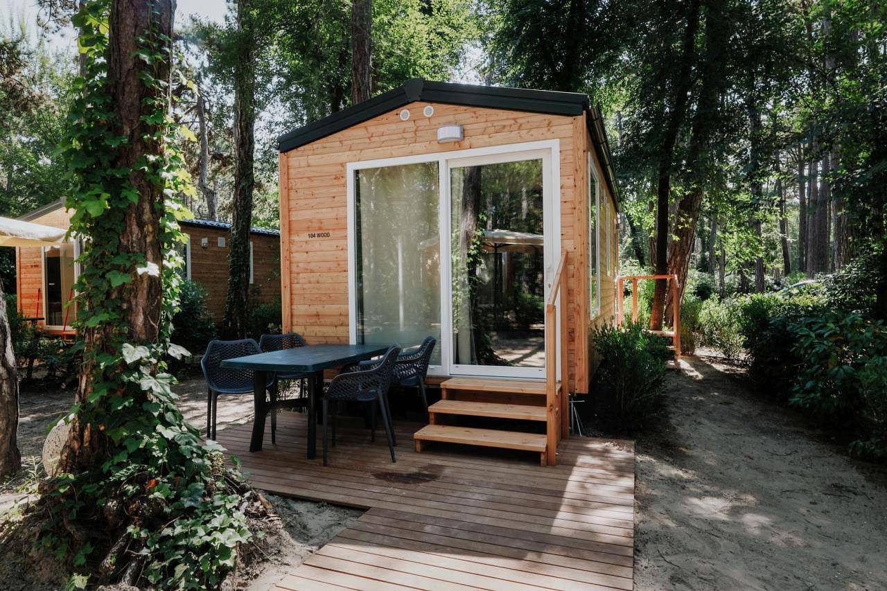 Feriendorf Sabbiadoro Mobilehome Wood für 4 Personen in Lignano Sabbiadoro, Provincia d'Udine