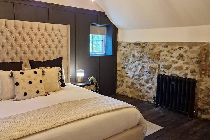 Scheune-Superking-Eigenes Badezimmer-Blick auf die Landschaft in Grafschaft Antrim