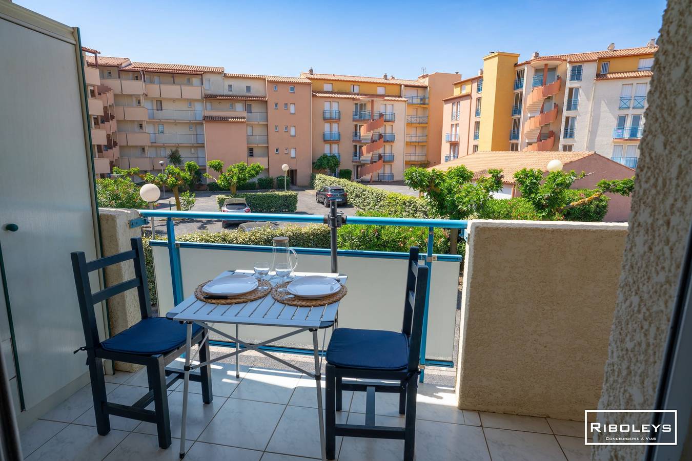 Studio entier, Riboleys - T1bis climatisé avec piscine à 50m mer in Vias Plage, Vias