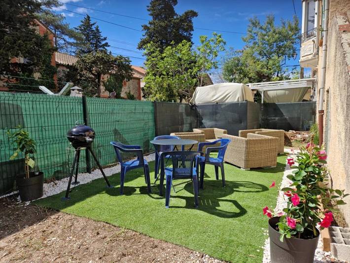 Gîte pour 4 personnes, avec terrasse et jardin dans Thermes du Boulou