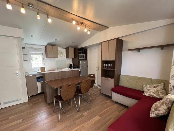 Camping De Saint Aygulf Plage - Mobilheim 5 personen - 3 Schlafzimmer - Klima - Tv in Saint-Aygulf, Frejus