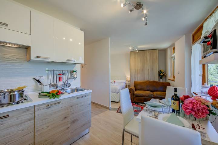 Appartamento intero, Studio La Borracina Mountain View in Sauze d'Oulx, Via Lattea