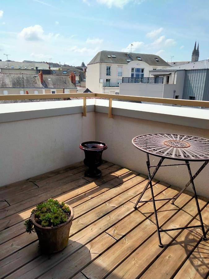 Chambre d’hôte pour 2 personnes, avec vue et terrasse à Angers
