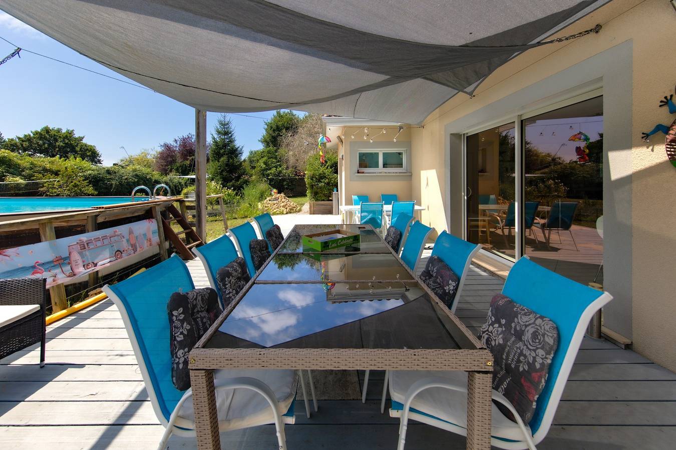 Villa 'Familiale Sur 3000m2 Avec Piscine' avec piscine privée, terrasse privée et Wi-Fi in Biscarrosse, Côte d’Argent