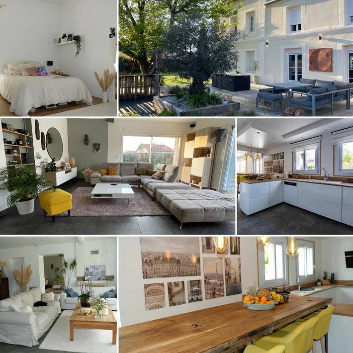 Location de vacances pour 15 personnes, avec jacuzzi ainsi que piscine et jardin, adapté aux familles à Ludon-Médoc - 2