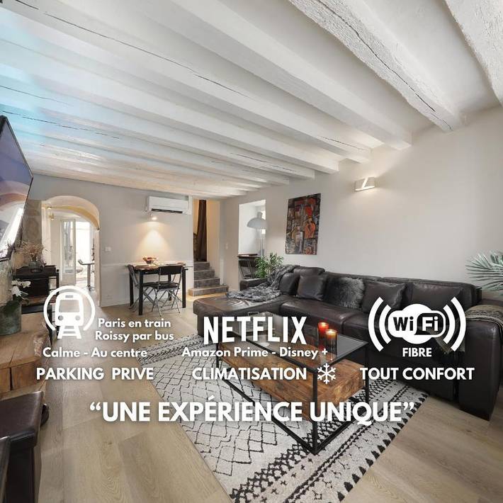 Location de vacances pour 6 personnes, avec terrasse à Orry-la-Ville