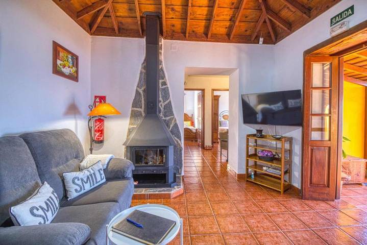 Casa rural para 4 personas, con jardín además de vistas y piscina en Puntagorda - 4
