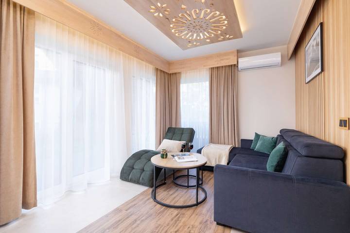 Ferienwohnung für 4 Personen, mit Garten und Sauna