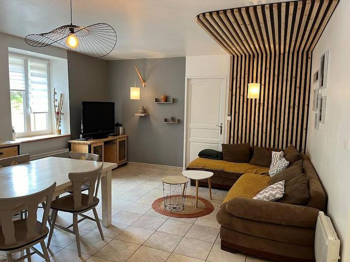 Appartement de vacances pour 5 personnes, avec jardin et vue, animaux acceptés